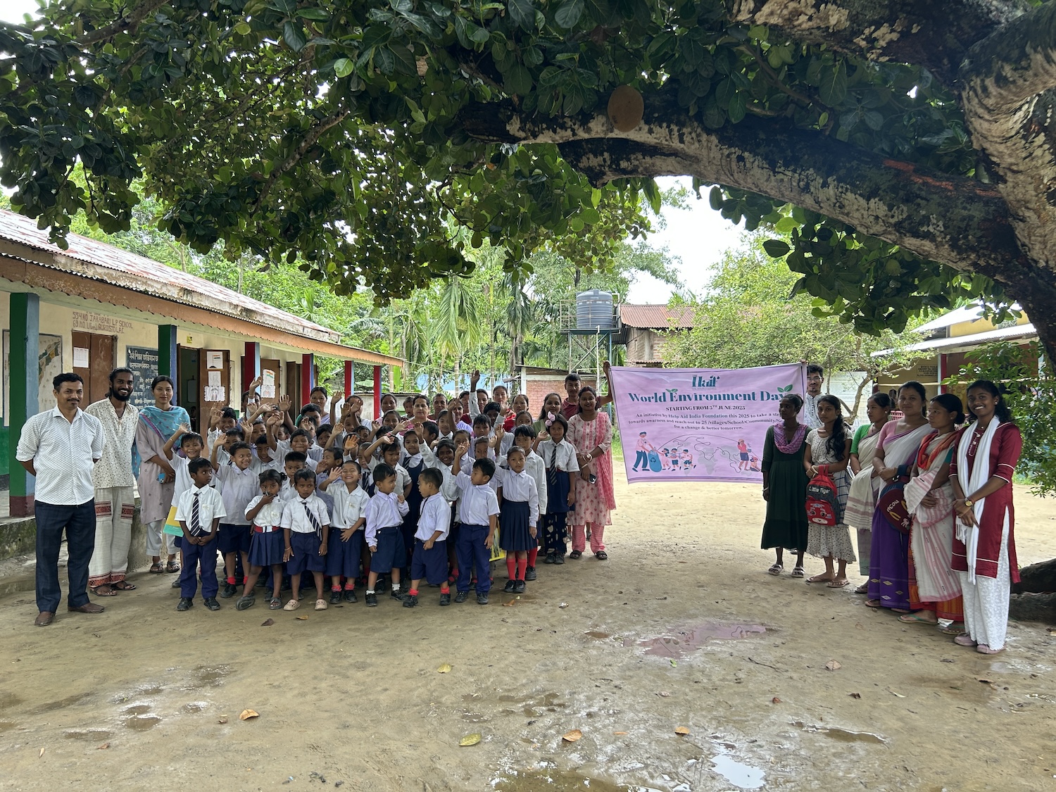 Community members engaged in educational activities